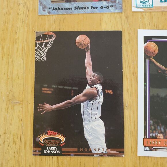 Larry Johnson 12 Different Cards Basketball 1991-92 Upper Deck 445 Top Prospects - Picture 10 of 13